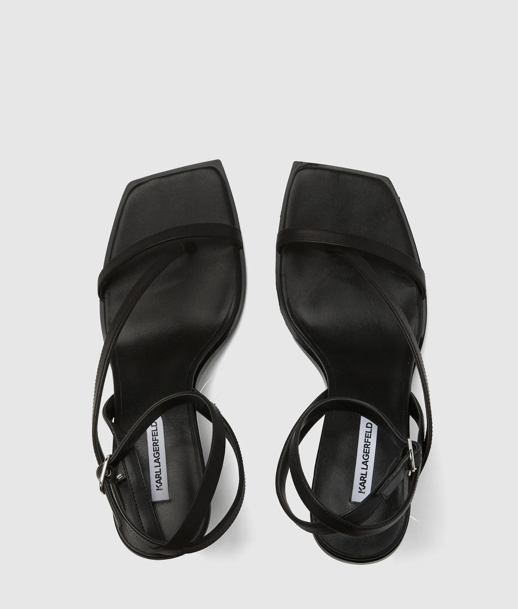 KARMEL HEELED ANKLE STRAP SANDALS