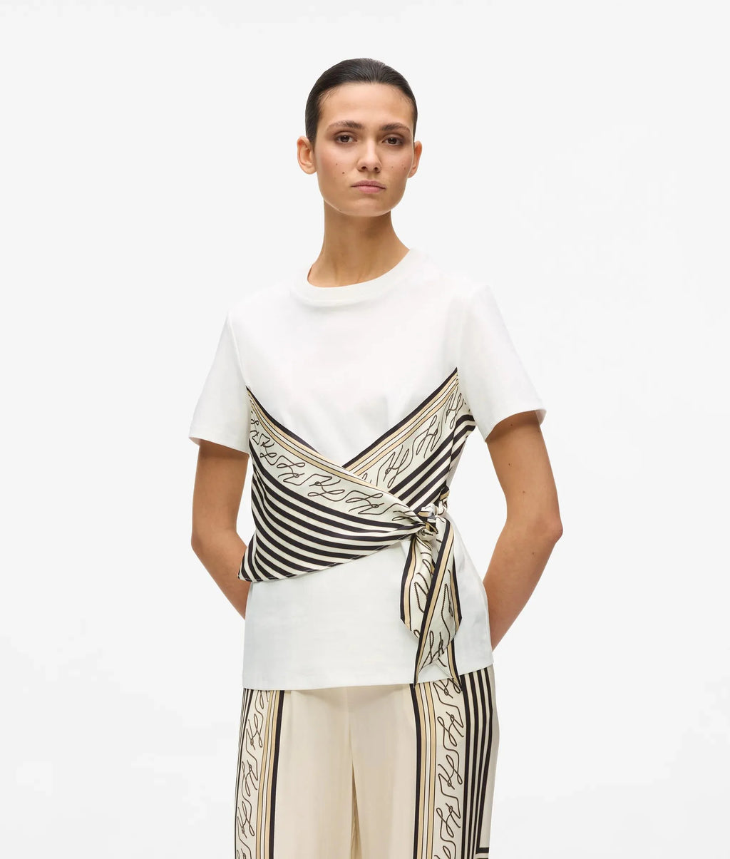 SCARF PRINT T-SHIRT