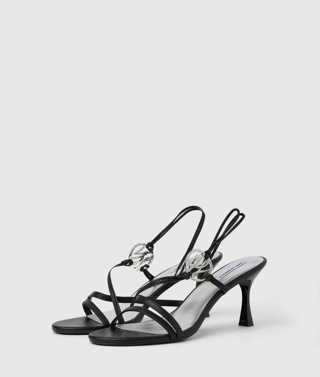 SIENNA CORD HEELED SANDALS