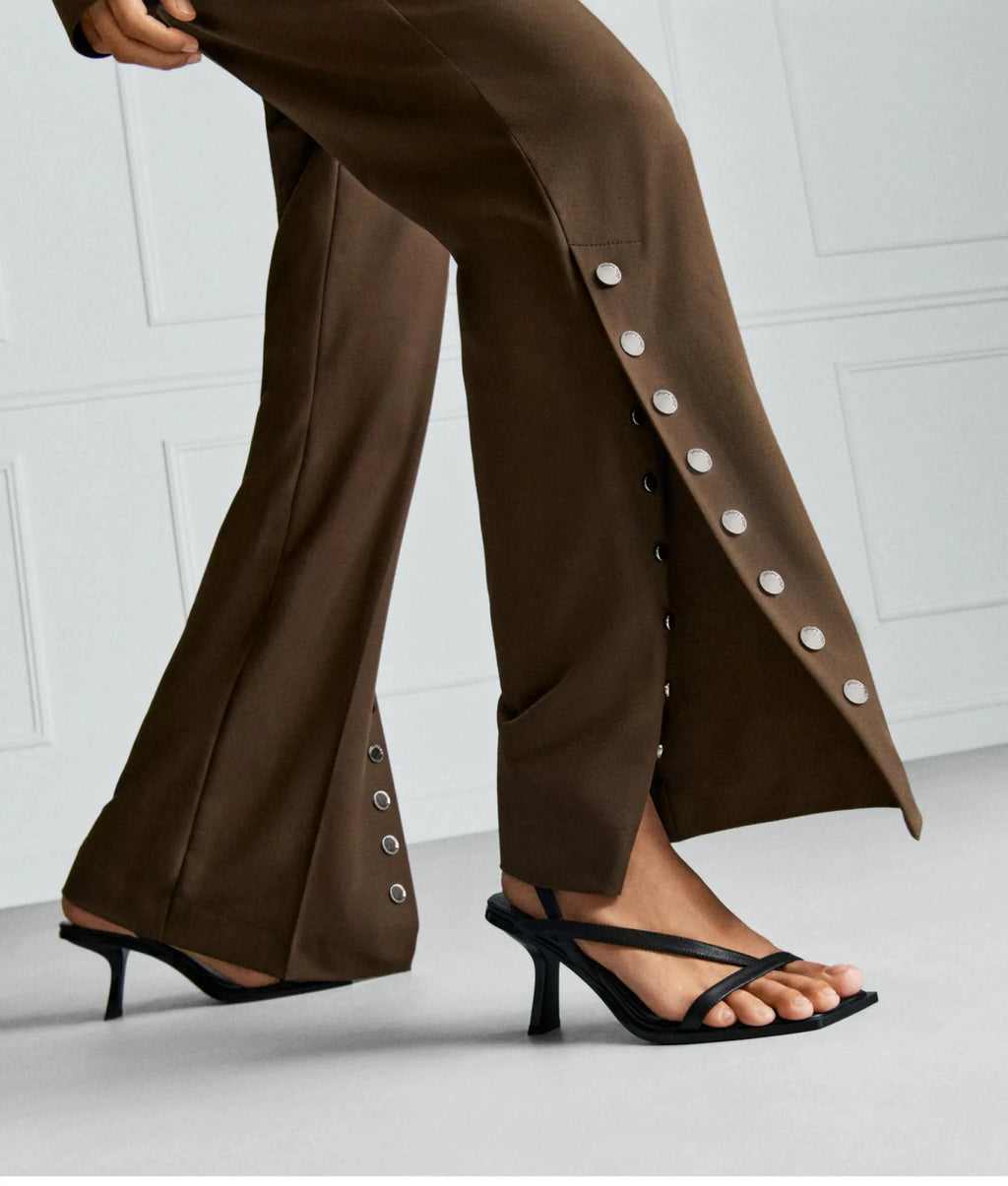 KARMEL HEELED ANKLE STRAP SANDALS