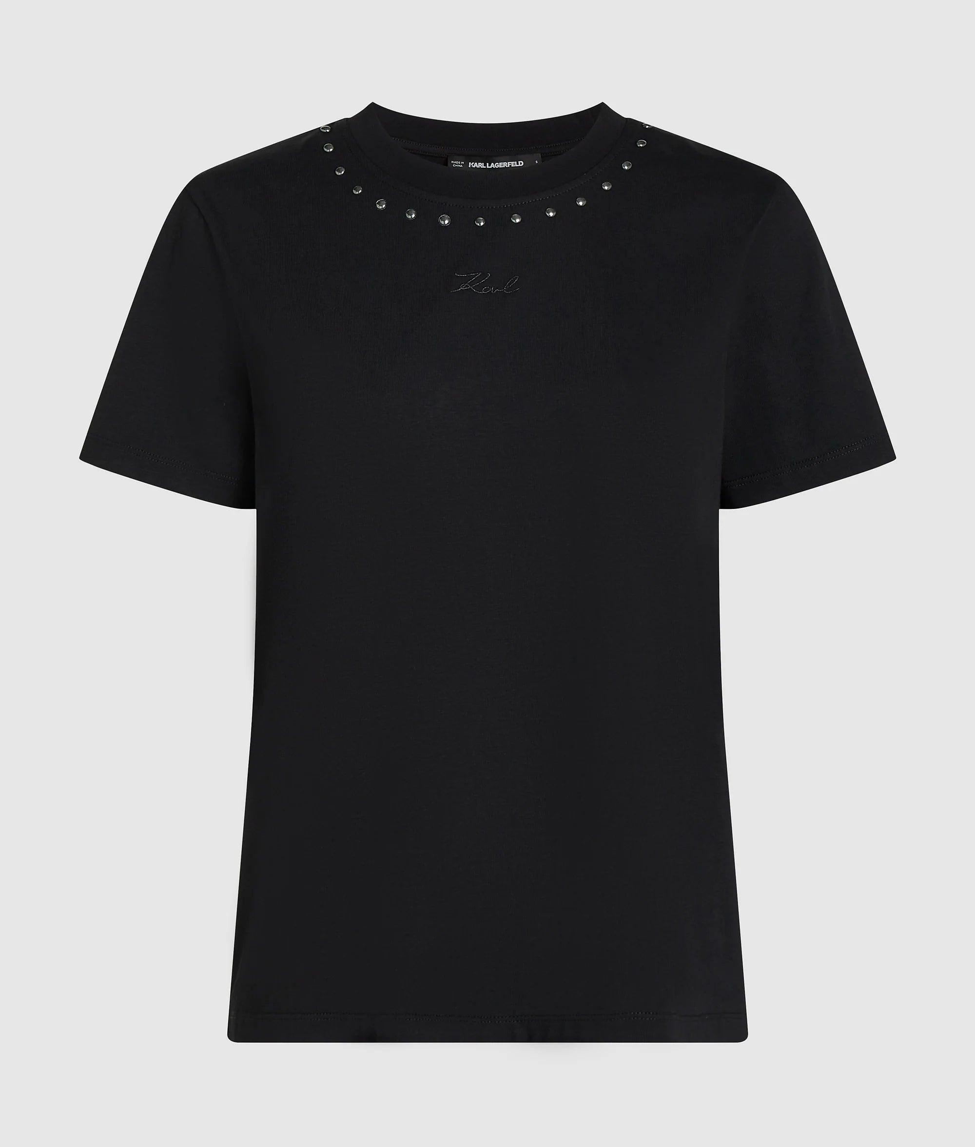 STUDDED SIGNATURE T-SHIRT