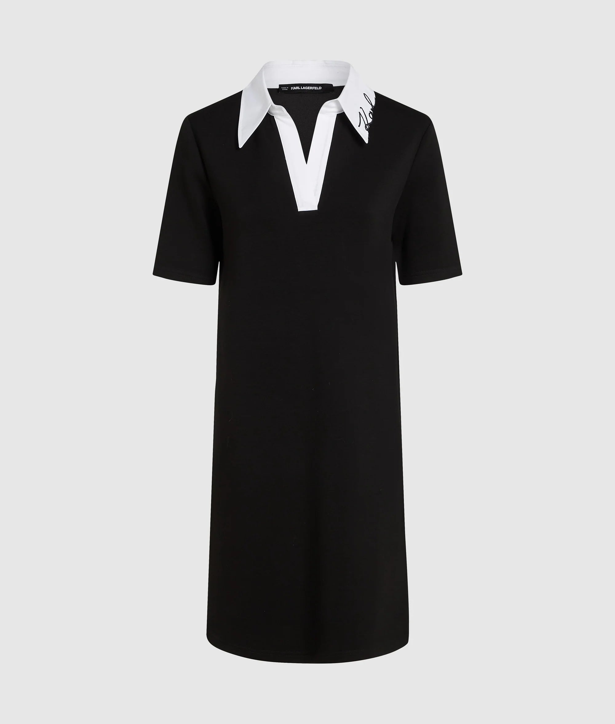 SIGNATURE COLLAR POLO DRESS