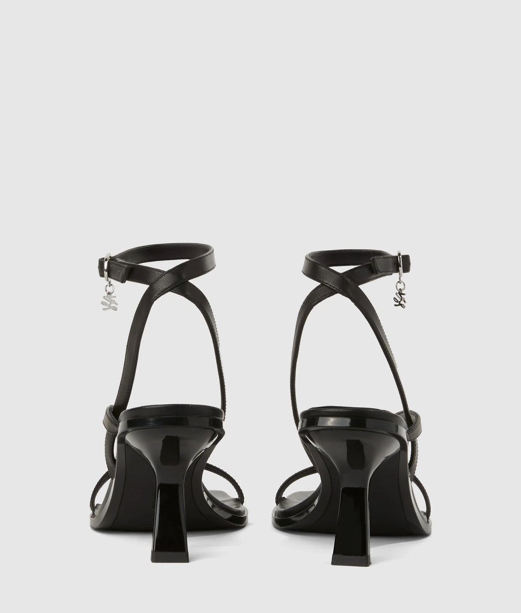 KARMEL HEELED ANKLE STRAP SANDALS