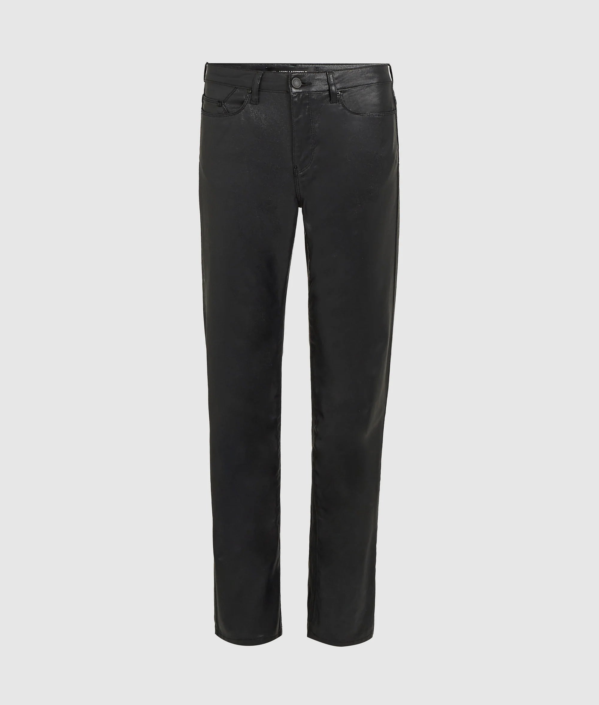 COATED STRAIGHT JEANS