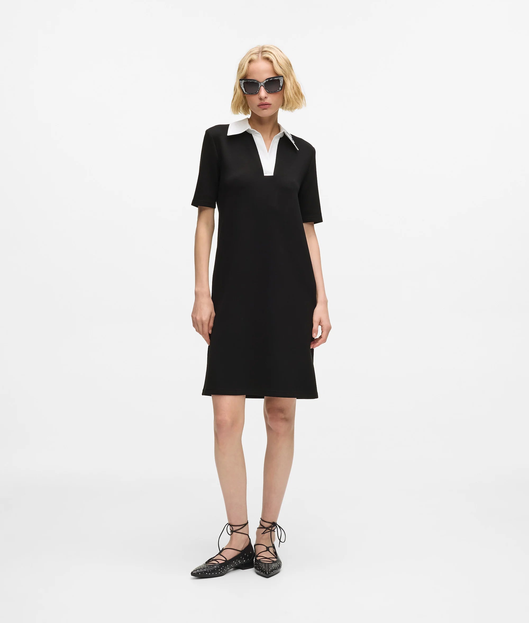 SIGNATURE COLLAR POLO DRESS