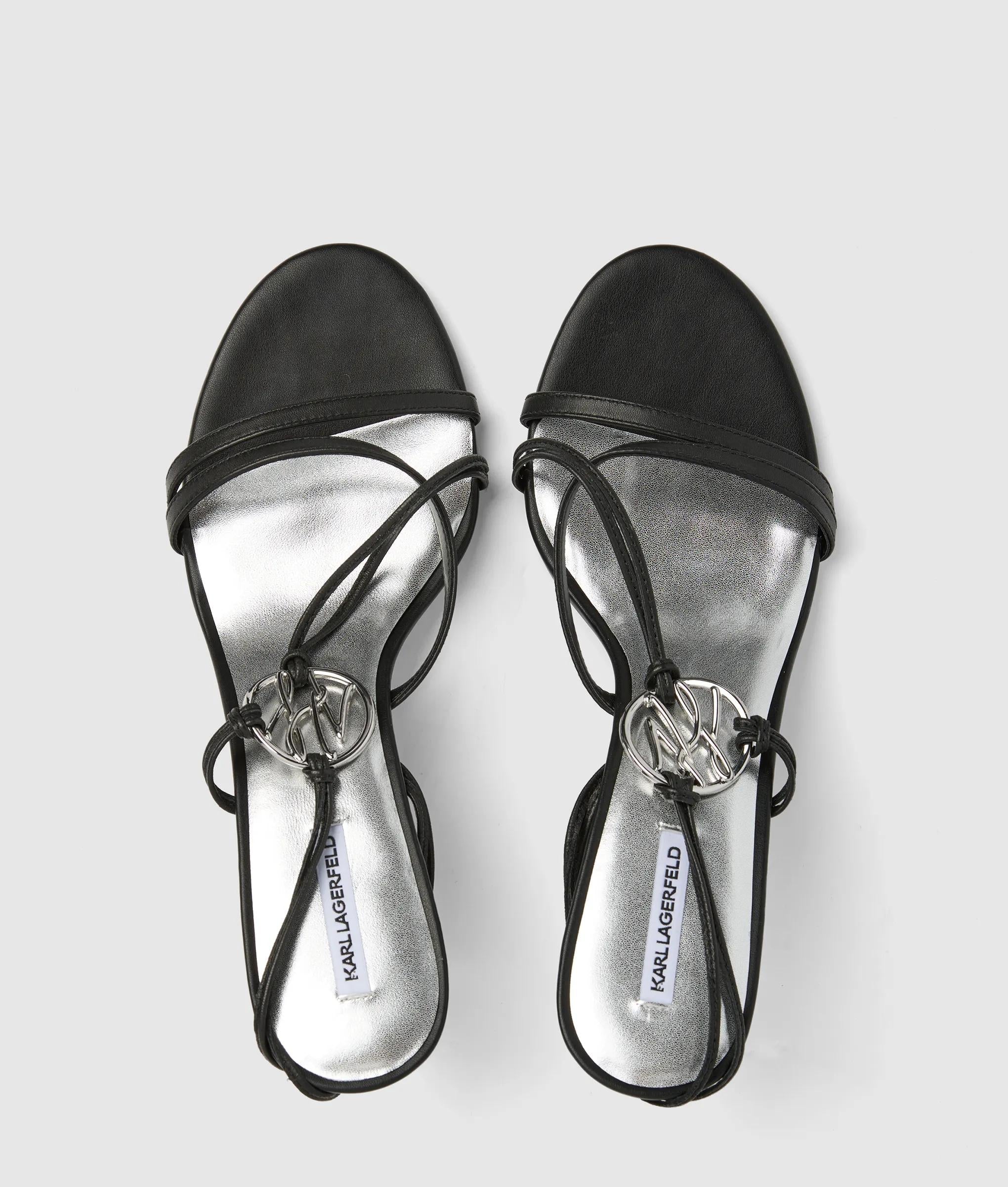 SIENNA CORD HEELED SANDALS