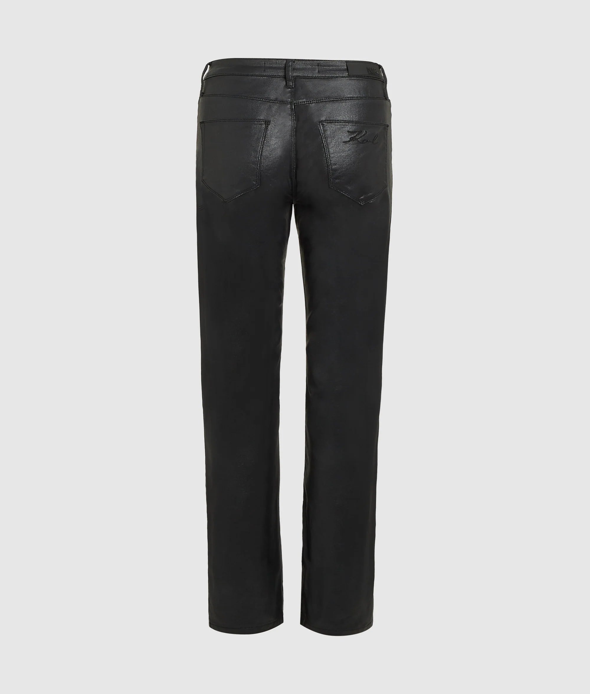 COATED STRAIGHT JEANS