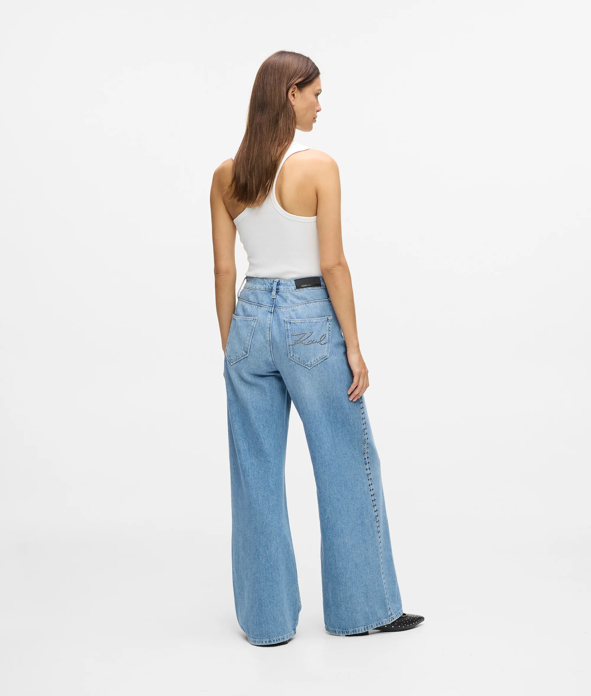 STUDDED SIGNATURE JEANS