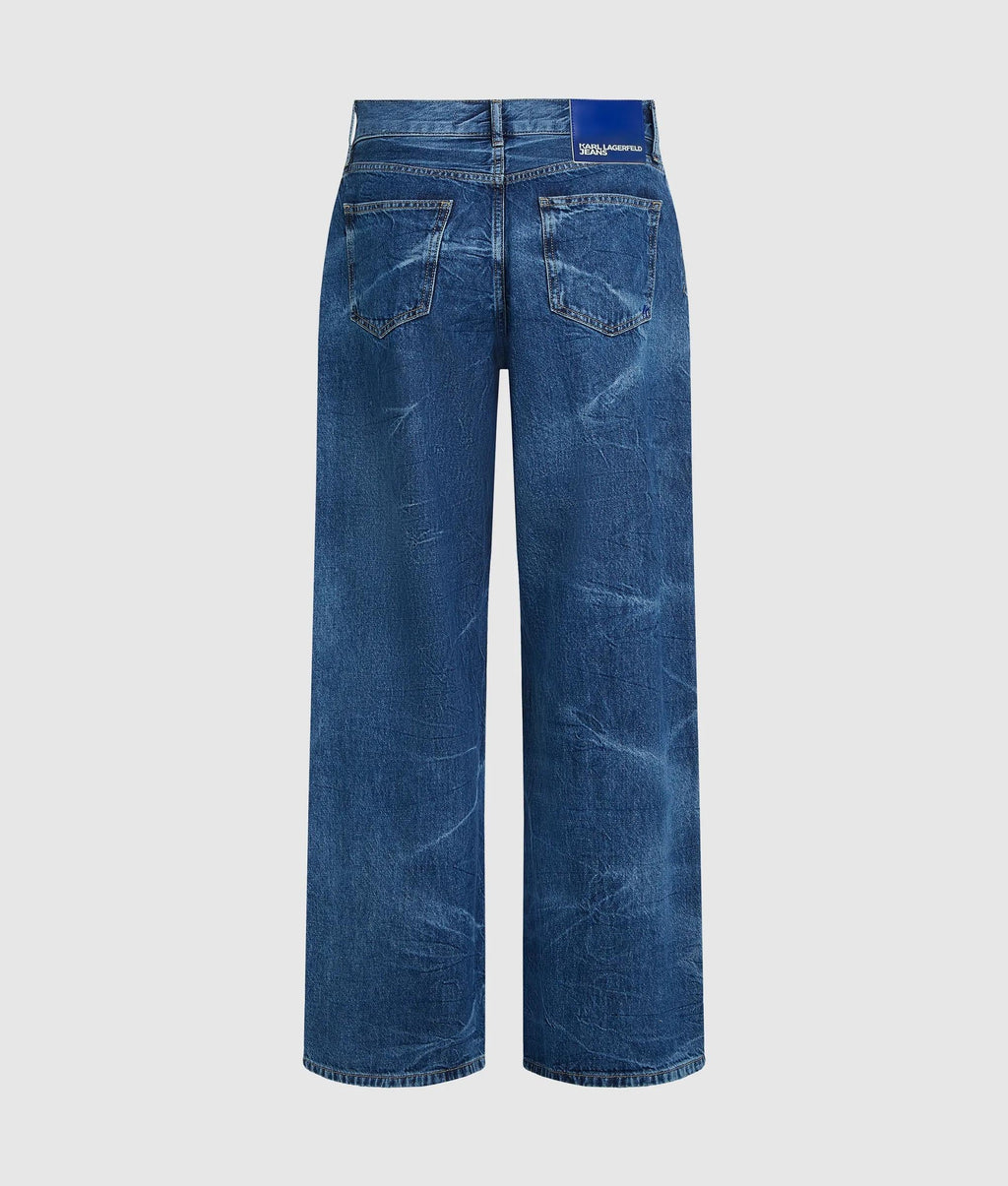 LOW-RISE WIDE-LEG JEANS