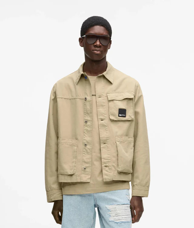 Canvas utility jacket