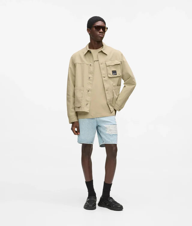 Canvas utility jacket