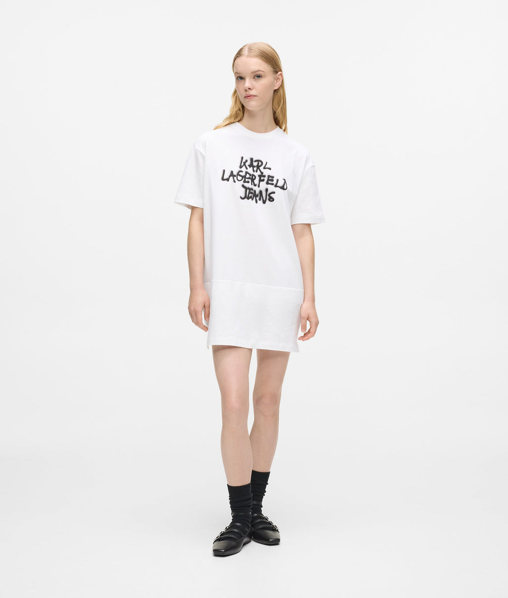 GRAFFITI T-SHIRT DRESS
