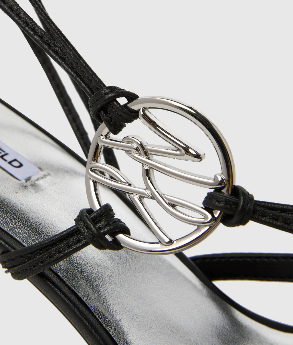 SIENNA CORD HEELED SANDALS