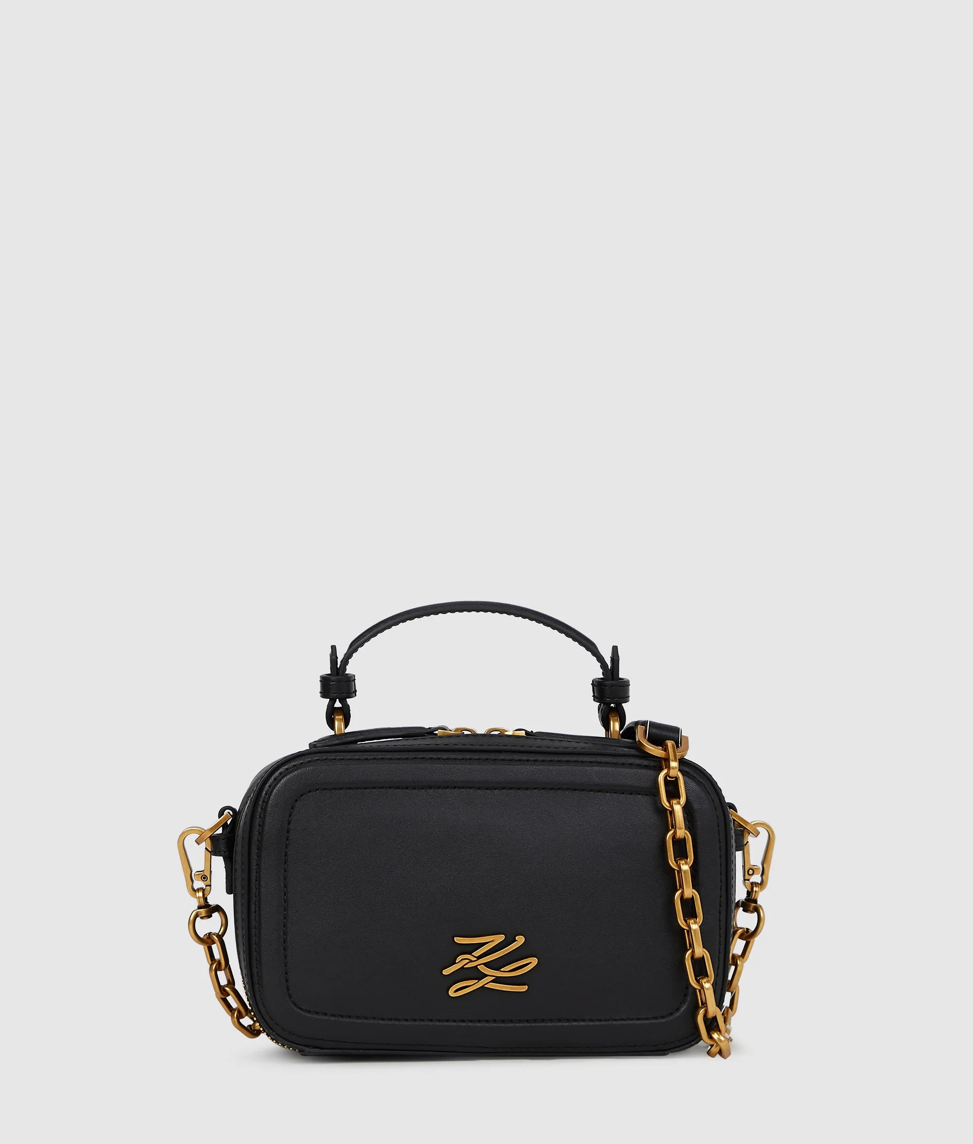 K/AUTOGRAPH CHAIN TOP HANDLE BAG