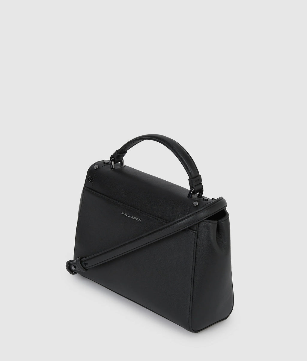 K/AUTOGRAPH STUDDED TOP HANDLE BAG