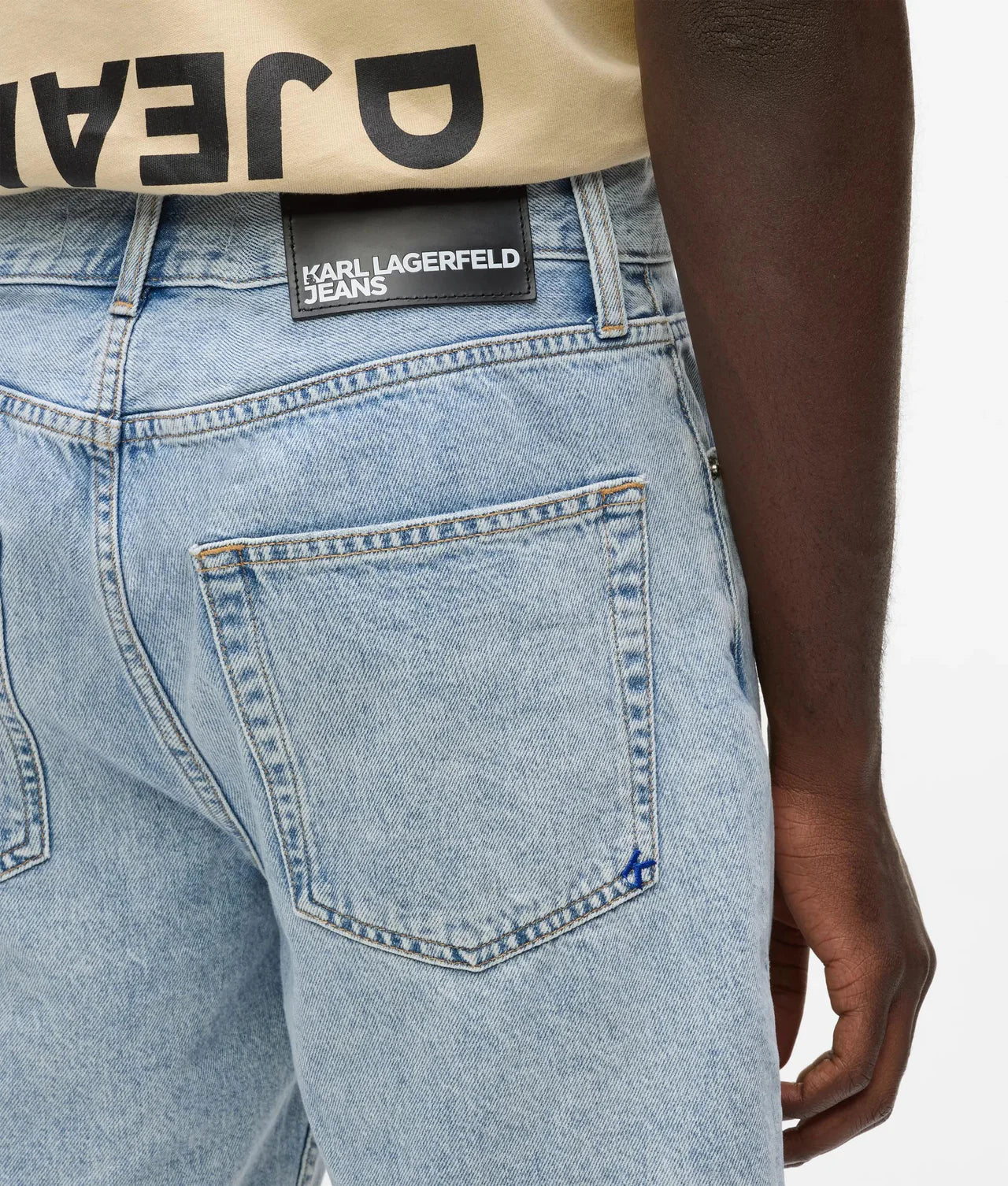 DISTRESSED RELAXED DENIM SHORTS