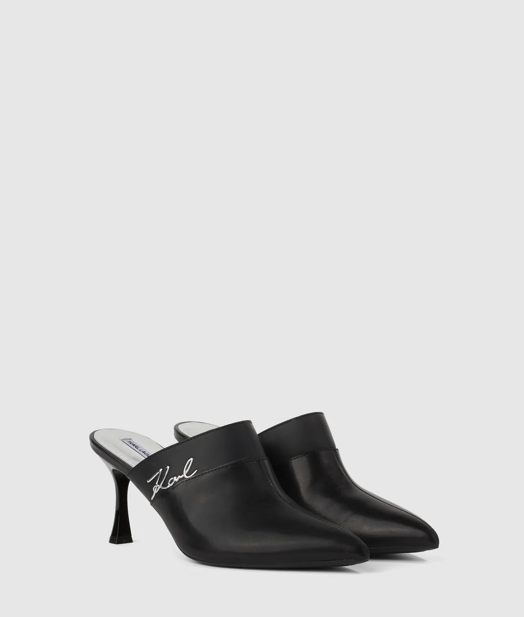 SIENNA HEELED MULES