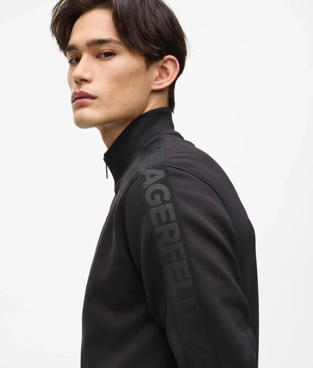 Logo zip-up sweatshirt